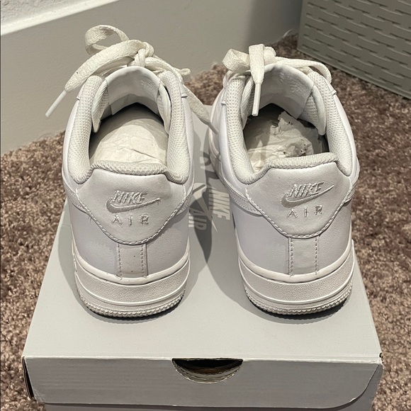 Nike Air Force 1 Low White Sneakers - Picture 3 of 7